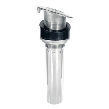 Tigress 9&quot; 15-Degree Rod Holder - Screwless - Stainless Steel