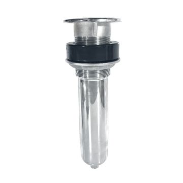 Tigress 10.5&quot; 0-Degree Swivel Rod Holder - Screwless - Stainless Steel