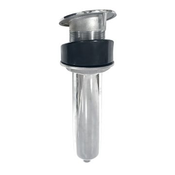 Tigress 10.5&quot; 15-Degree Swivel Rod Holder - Screwless - Stainless Steel