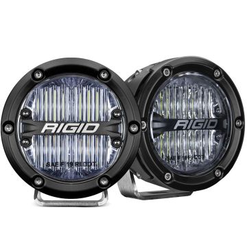 RIGID Industries 360-Series 4&quot; LED SAE Fog Beam - White - Set of 2