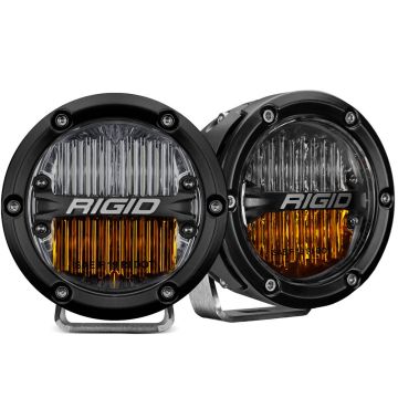RIGID Industries 360-Series 4&quot; LED SAE Fog Beam - Yellow/White - Set of 2