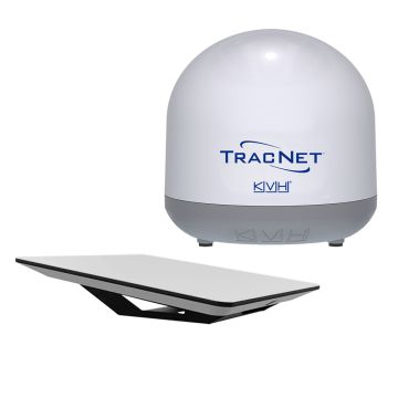 KVH HP Starlink Flat Panel Terminal Kit w/o Router &amp; Ethernet Adapter w/TracNet Coastal 5G/WiFi Compact Terminal