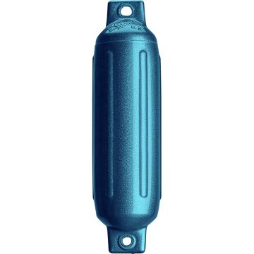 Polyform G-1 Twin Eye Fender 3.5&quot; x 12.8&quot; - Metallic Blue
