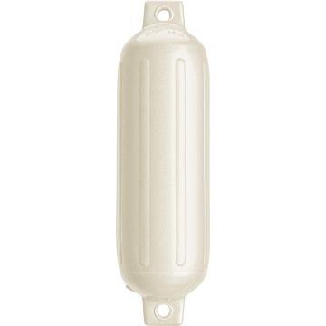 Polyform G-3 Twin Eye Fender 5.5&quot; x 19&quot; - Metallic White