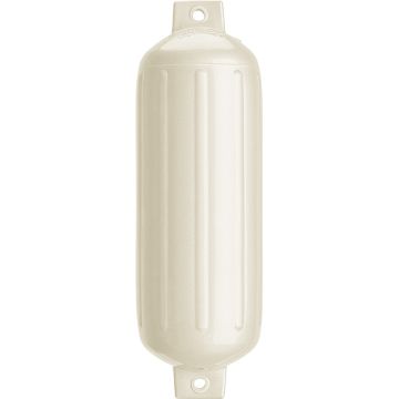 Polyform G-5 Twin Eye Fender 8.8&quot; x 26.8&quot; - Metallic White