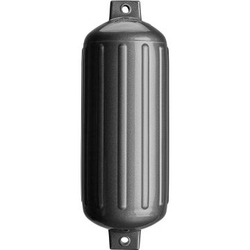 Polyform G-6 Twin Eye Fender 11&quot; x 30&quot; - Metallic Graphite