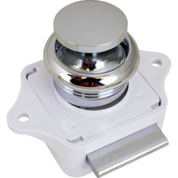 Sea-Dog Push Button Rim Latch - Chrome Plated Brass