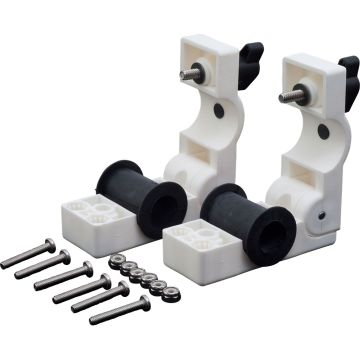 Sea-Dog Removable Round Rail Mount Clamps - Injection Molded Nylon/EDPM/Stainless Steel