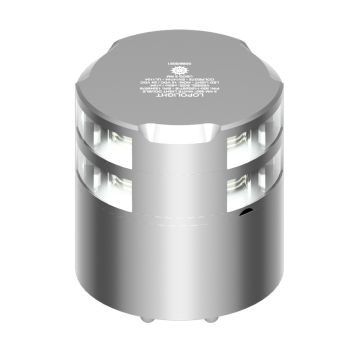 Lopolight 360&deg; Double-Stacked 3nm Masthead Light - Silver Anodized