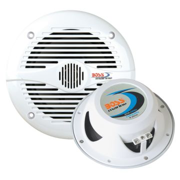 Boss Audio MR60 6.5&quot; Round Speakers - White - Pair