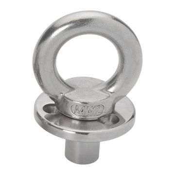 Barton Deck Plate w/Fixing &amp; Eye w/Blanking Plug - M12 Eye