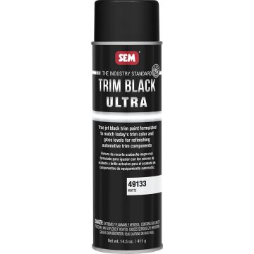 SEM Trim Black Ultra - 20oz Aerosol Can - Matte Finish