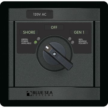 Blue Sea 120v AC Rotary 30A off + 2 Sources