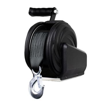 Powerwinch Select Series Winch 800lb, 6&quot; Crank Arm - Carbon Black