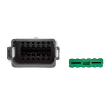 Bluewater 12 Position Male Deutsch Connector w/Wedge Lock