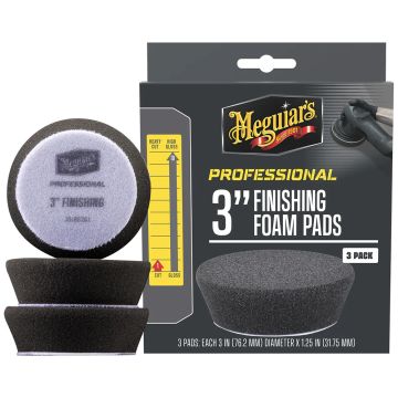 Meguiar's Professional 3&quot; Finishing Foam Pads *3-Pack