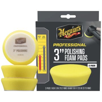 Meguiar's Professional 3&quot; Polishing Foam Pads *3-Pack