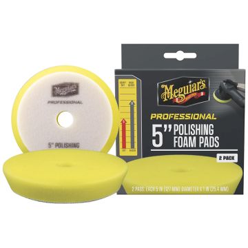 Meguiar's Professional 5&quot; Polishing Foam Pads *2-Pack