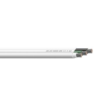 Sea-Dog 6/3 AWG Flat Triplex Wire - White/Green/Black - 50'