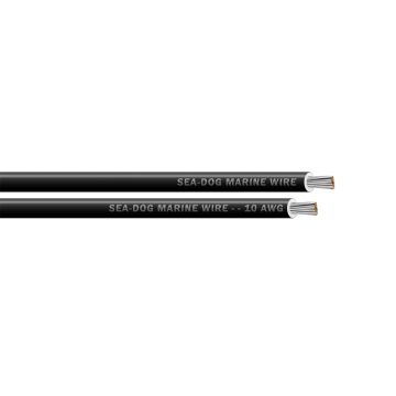 Sea-Dog 10 AWG Black Primary Wire - 25'