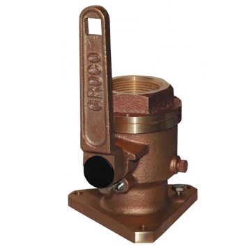 GROCO 4&quot; Bronze Flanged Seacock