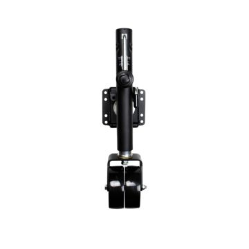 Powerwinch Select Series Jack - 1500lb, Weld-On, Double Wheel, Carbon Black