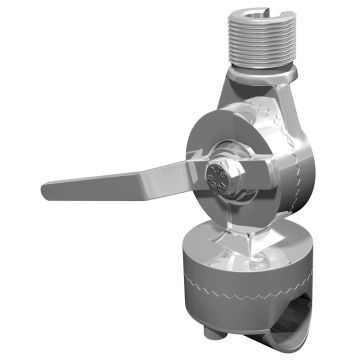 Shakespeare 4188-SL Rail Mount Ratchet Mount for 1&quot; to 1.5&quot; Rails