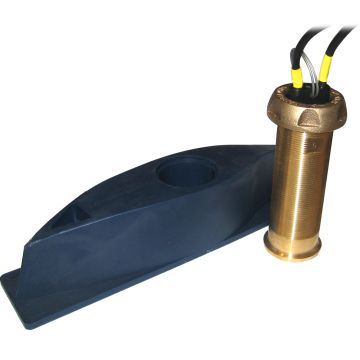 Furuno 235DHT-LMSE Bronze Thru-Hull, Digital Depth & High-Precision Temp Sensor, 7&quot; Stem & High Speed Block (7-Pin)