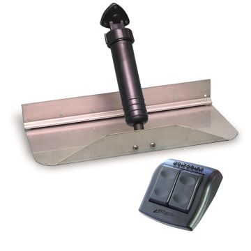 Bennett Trim Tab Kit 12&quot; x 9&quot; w/Euro Rocker Switch