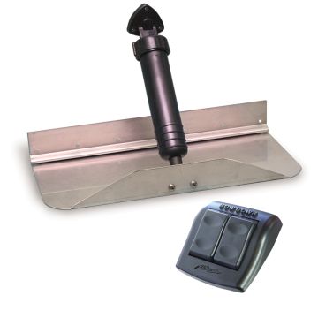 Bennett Trim Tab Kit 24&quot; x 9&quot; w/Euro Rocker Switch