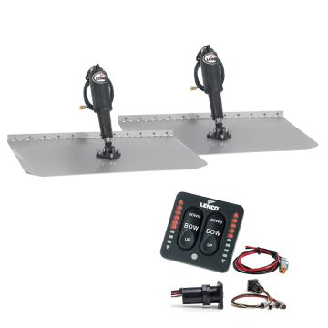 Lenco 12&quot; x 18&quot; Standard Trim Tab Kit w/LED Indicator Switch Kit 12V