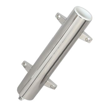 Lee's Stainless Steel Heavy Duty Bulkhead Mount w/ Swivel Base - Extra Long 2.25&quot; OD X 14.5&quot; Tube