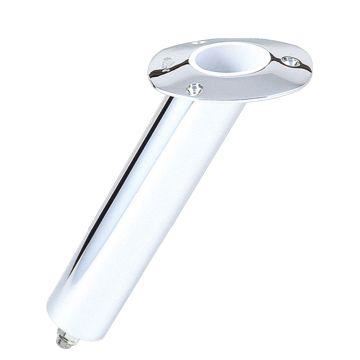 Lee's 30&deg; Stainless Steel Swivel Base Flush Mount Rod Holder 2.25&quot; OD X 14.5&quot; Tube