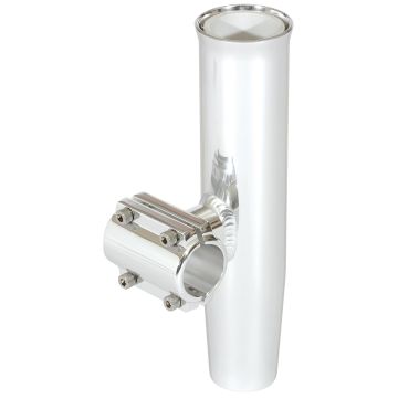 Lee's Clamp-On Rod Holder - Silver Aluminum - Horizontal Mount - Fits 1.900&quot; O.D. Pipe