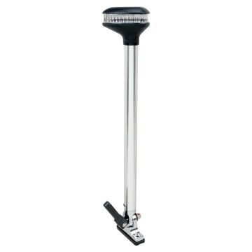 Perko Stealth Series - Fold Down All-Round Light - Vertical Mount 13-3/8&quot; Height - 2NM Range