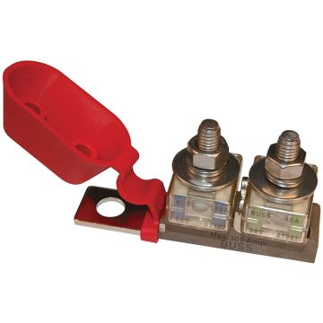 Blue Sea 2151 Terminal Fuse Block - 3/8&quot; Mounting Hole - 2 Terminal Studs