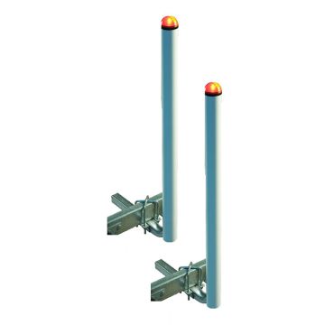 C.E. Smith 40&quot; Post Guide-On With L.E.D. Lighted Posts