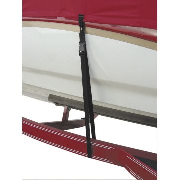 BoatBuckle Snap-Lock Boat Cover Tie-Downs - 1&quot; x 4' - 6-Pack