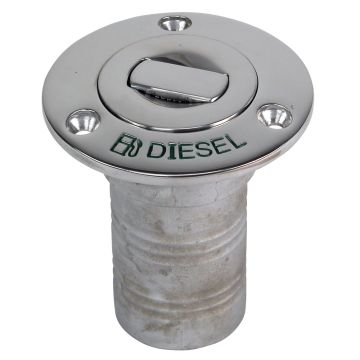 Whitecap Bluewater Push Up Deck Fill - 2&quot; Hose - Diesel