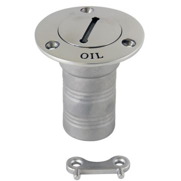 Whitecap Hose Deck Fill - 1-1/2&quot; Hose - Oil