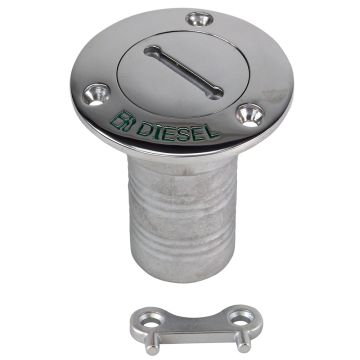 Whitecap Hose Deck Fill - 2&quot; Hose - Diesel