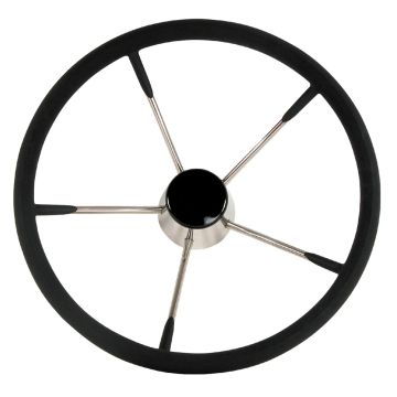Whitecap Destroyer Steering Wheel - Black Foam, 15&quot; Diameter