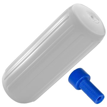 Polyform HTM-2 Fender 8.5&quot; x 20.5&quot; - White w/Adapter