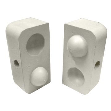 Dock Edge Dockap Premium Foam Profile Large 2&quot; Cap - Putty