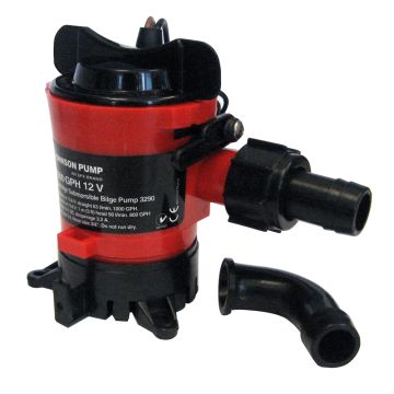 Johnson Pump 1000 GPH Bilge Pump 3/4&quot; 12V Dura Ports