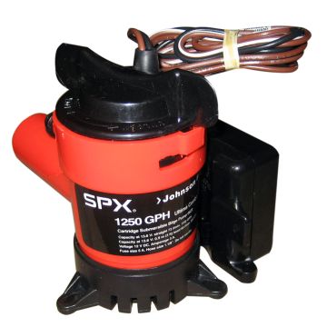 Johnson Pump 1250 GPH Ultima Combo Pump 1-1/8&quot; Hose 12V