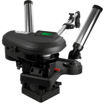 Scotty 2116 HP Depthpower Electric Downrigger 60&quot; SS Telescoping Boom w/Swivel Base - Dual Rod Holder