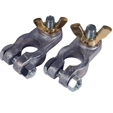 Ancor Lead Battery Terminal - 5/16&quot; & 3/8&quot; Stud - Positive & Negative Combo