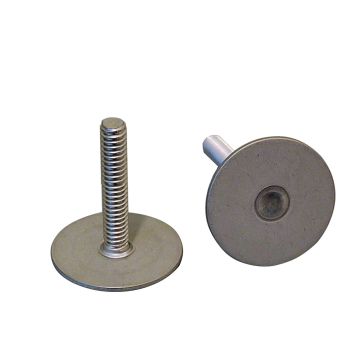 Weld Mount 1&quot; Tall Stainless Stud w/1/4&quot; x 20 Threads - Qty. 10