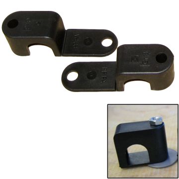 Weld Mount Single Poly Clamp f/1/4&quot; x 20 Studs - 5/8&quot; OD - Requires 1.5&quot; Stud - Qty. 25